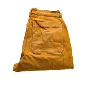 Everlane Cropped Straight Tall Yellow Denim Jeans Size 6